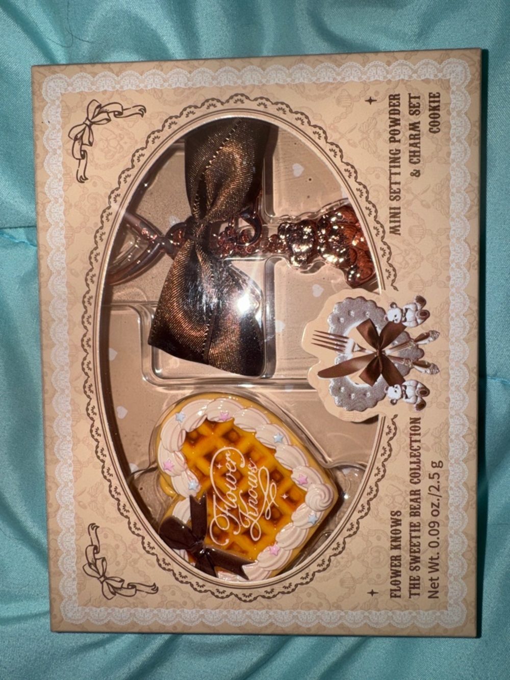 Mini setting powder and charm set “Cookie”